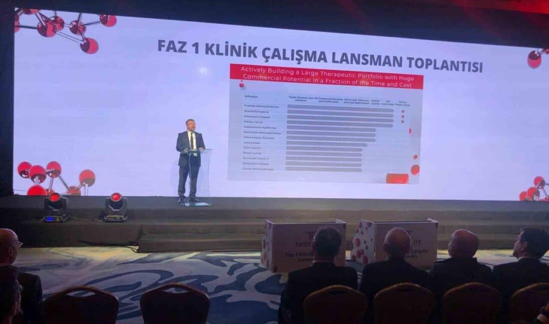 Şişli'de düzenlenen toplantıda, Trustlife tarafından geliştirilen Alzheimer, prostat kanseri ve
