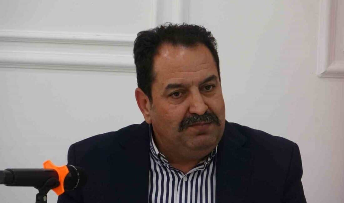 Antalya İl Emniyet Müdürü İlker Arslan, Antalya Gazeteciler Cemiyeti'nin etkinliğinde,