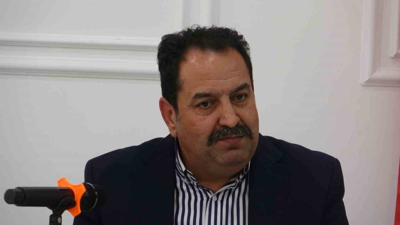 Antalya İl Emniyet Müdürü İlker Arslan, Antalya Gazeteciler Cemiyeti'nin etkinliğinde,