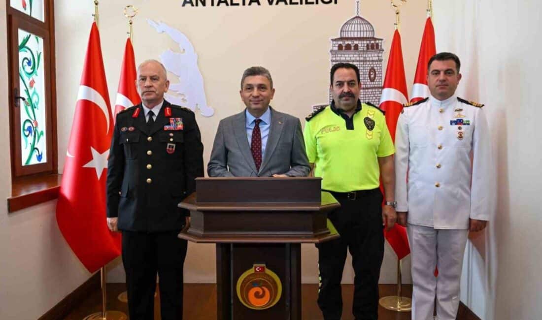 Antalya Valisi Hulusi Şahin, nisan ayında ilde gerçekleşen asayiş olaylarının
