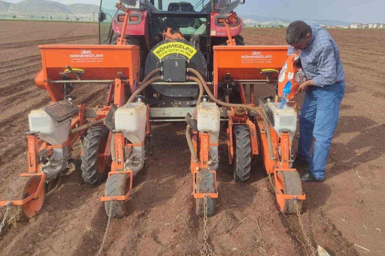Gaziantep'in Araban ilçesinde 2025 yılı pamuk ekimlerine başlandı. Araban Ziraat