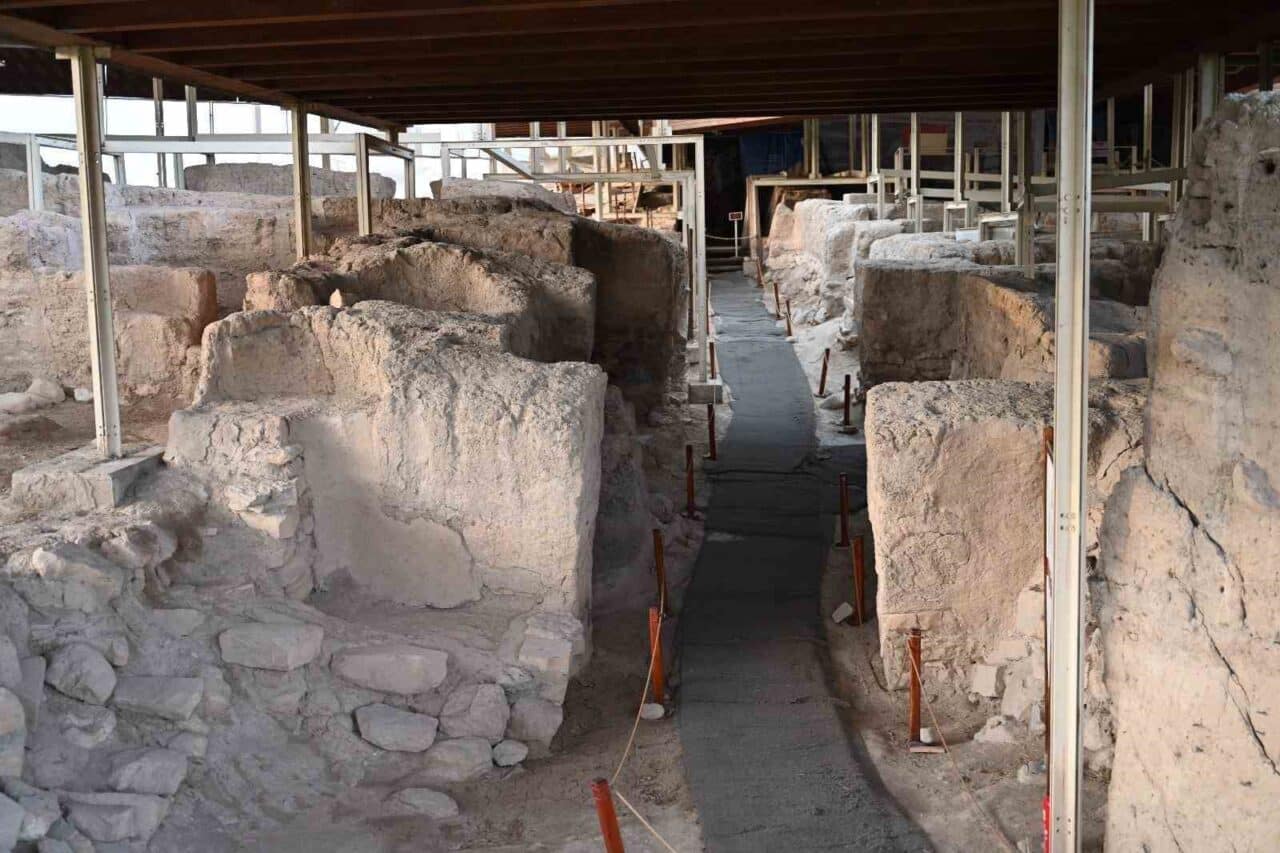 Malatya'daki UNESCO Dünya Mirası Arslantepe Höyüğü'nde yapılan Tanıtım ve Karşılama