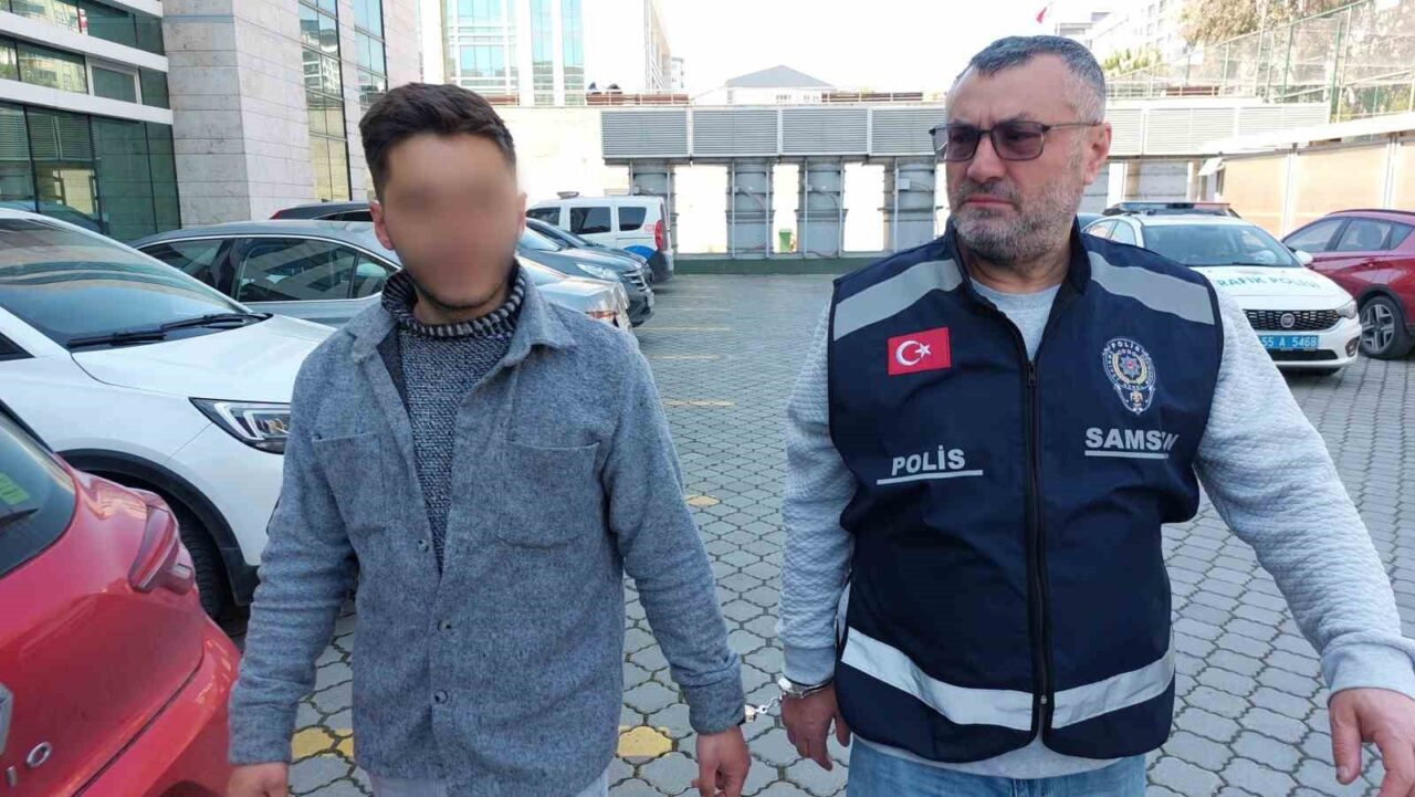 Samsun'un Canik ilçesinde E.Ö. (28), babası M.Ö. (51) ile iş