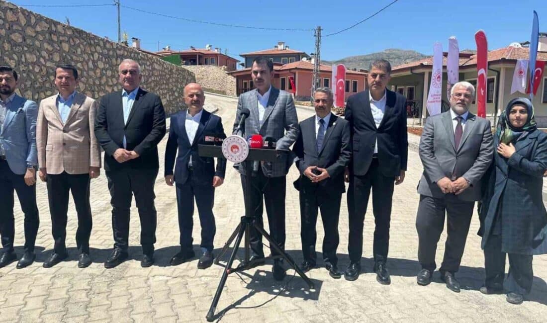 Çevre, Şehircilik ve İklim Değişikliği Bakanı Murat Kurum, Adıyaman'ın İndere