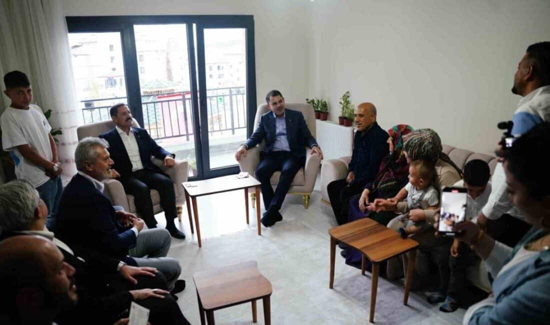 Çevre, Şehircilik ve İklim Değişikliği Bakanı Murat Kurum, Hatay Dikmece'deki