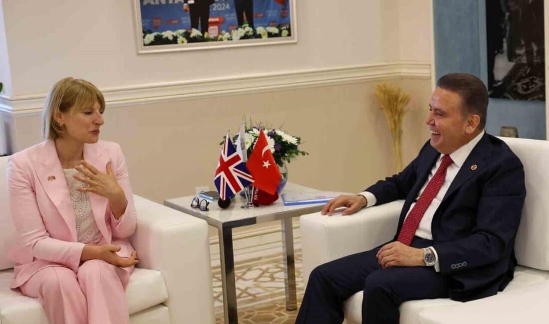 Birleşik Krallık Ankara Büyükelçisi Jill Morris, Antalya Büyükşehir Belediye Başkanı