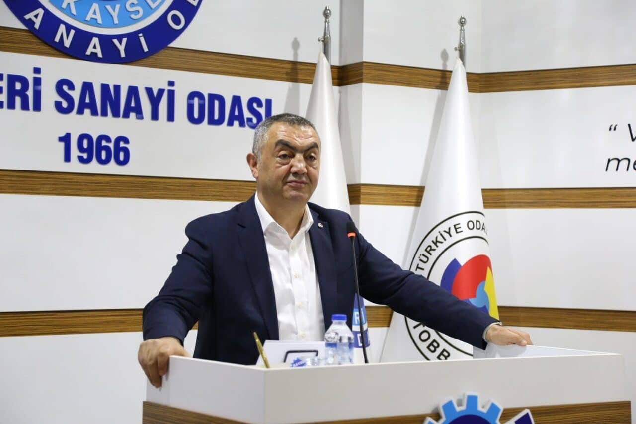 Kayseri Sanayi Odası (KAYSO) Başkanı Mehmet Büyüksimitci, mayıs toplantısında sanayicilerin
