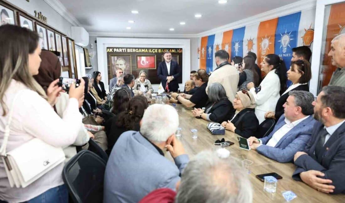 AK Parti İzmir İl Başkanı Bilal Saygılı, Bergama ziyaretinde ilçenin
