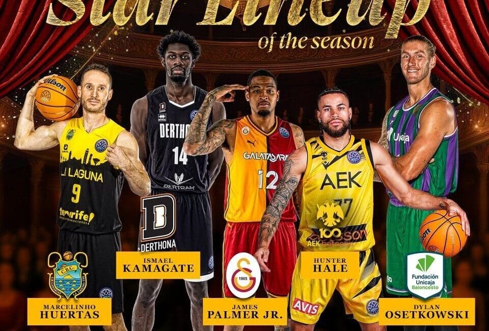 Galatasaray Erkek Basketbol Takımı'ndan James Palmer Jr. ve Will Cummings,