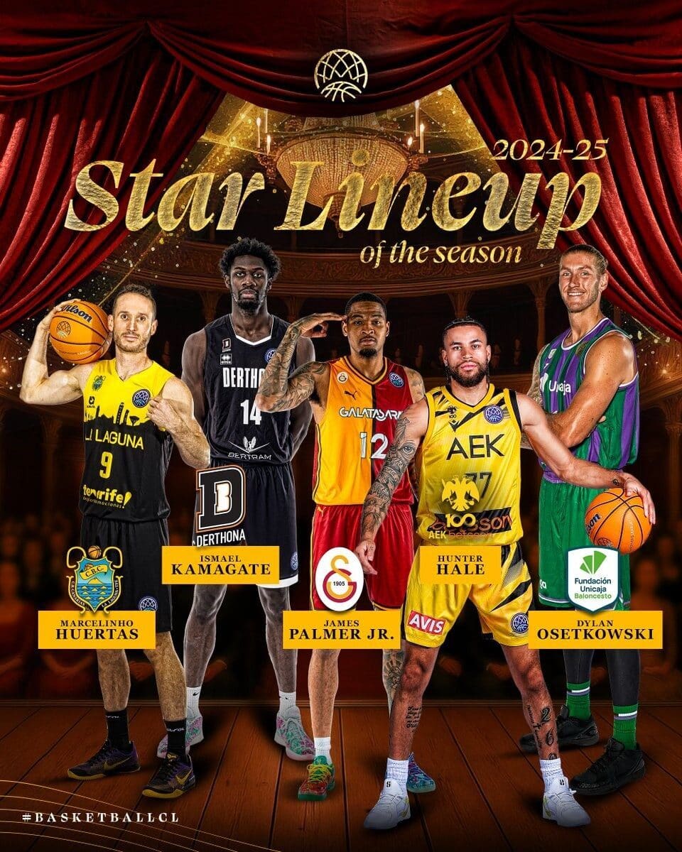 Galatasaray Erkek Basketbol Takımı'ndan James Palmer Jr. ve Will Cummings,
