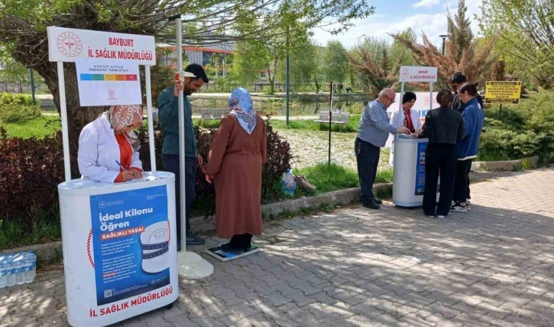 Bayburt'ta, Sağlık Bakanlığı'nın 'Sağlıklı Beslenme ve Hareketli Hayat' programı çerçevesinde