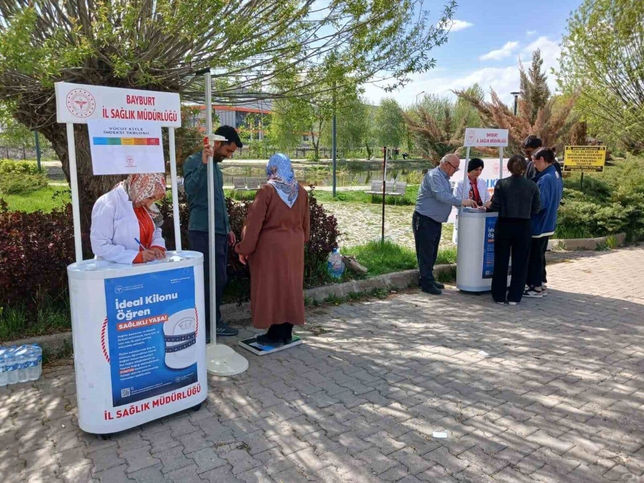 Bayburt'ta, Sağlık Bakanlığı'nın 'Sağlıklı Beslenme ve Hareketli Hayat' programı çerçevesinde