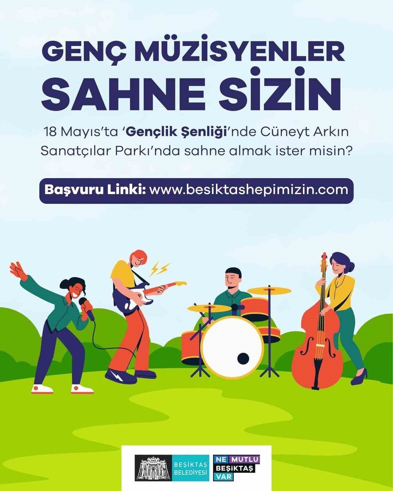 Beşiktaş Belediyesi, 18 Mayıs'ta Cüneyt Arkın Sanatçılar Parkı'nda 19 Mayıs