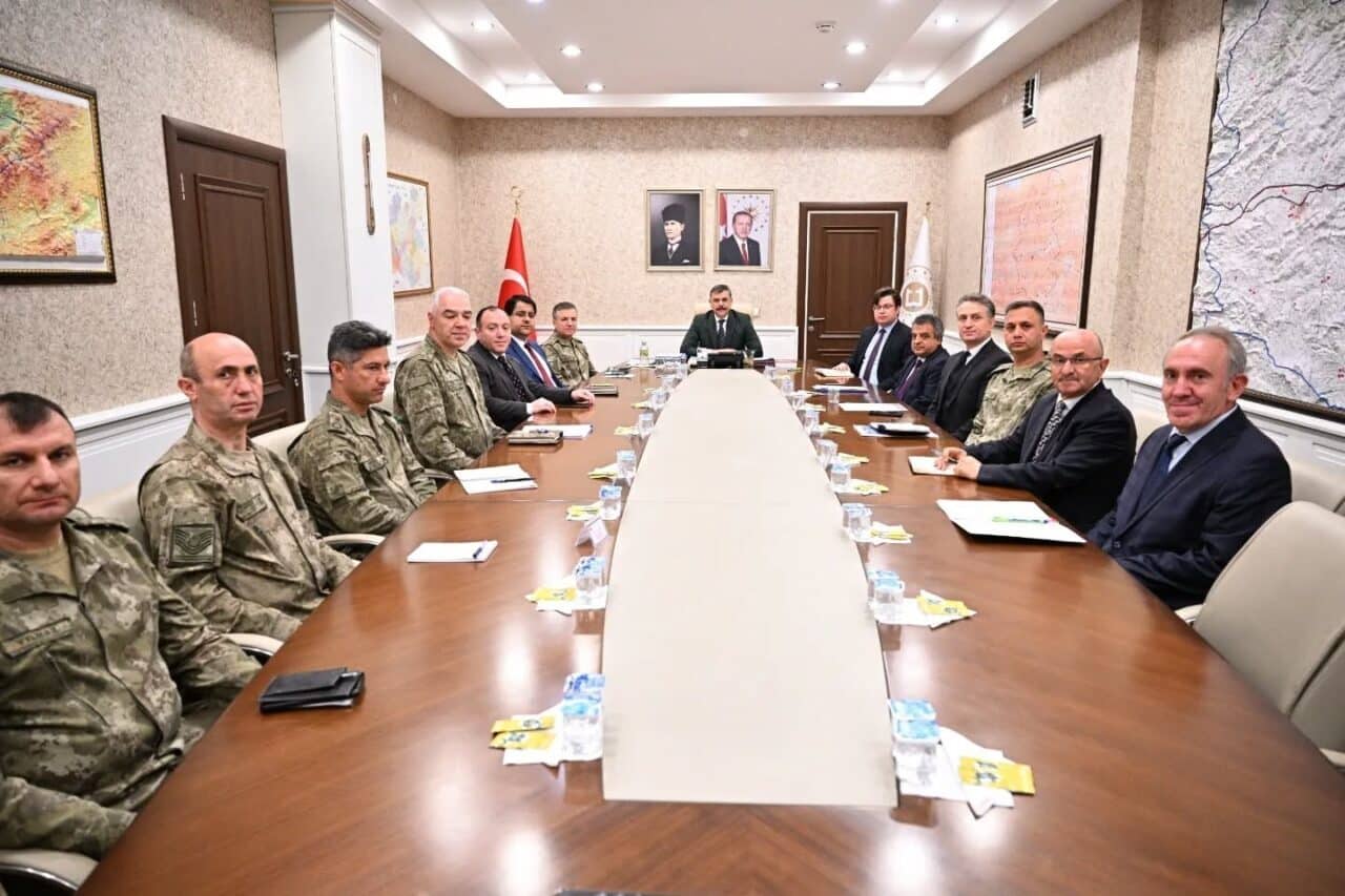 Vali Mustafa Çiftçi, 9. Kolordu Komutanı Tümgeneral Tuncay Altuğ ile