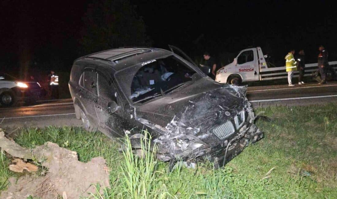 Bursa'nın Orhangazi ilçesinde, Ferhat Hoş'un kullandığı lüks otomobil, Y.S. yönetimindeki
