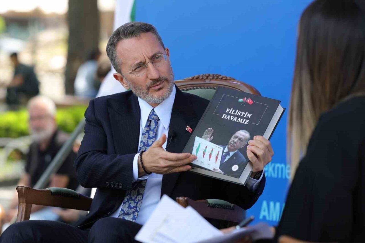 Cumhurbaşkanlığı İletişim Başkanı Fahrettin Altun, 'Filistin İçin Sessiz Kalma' programında,