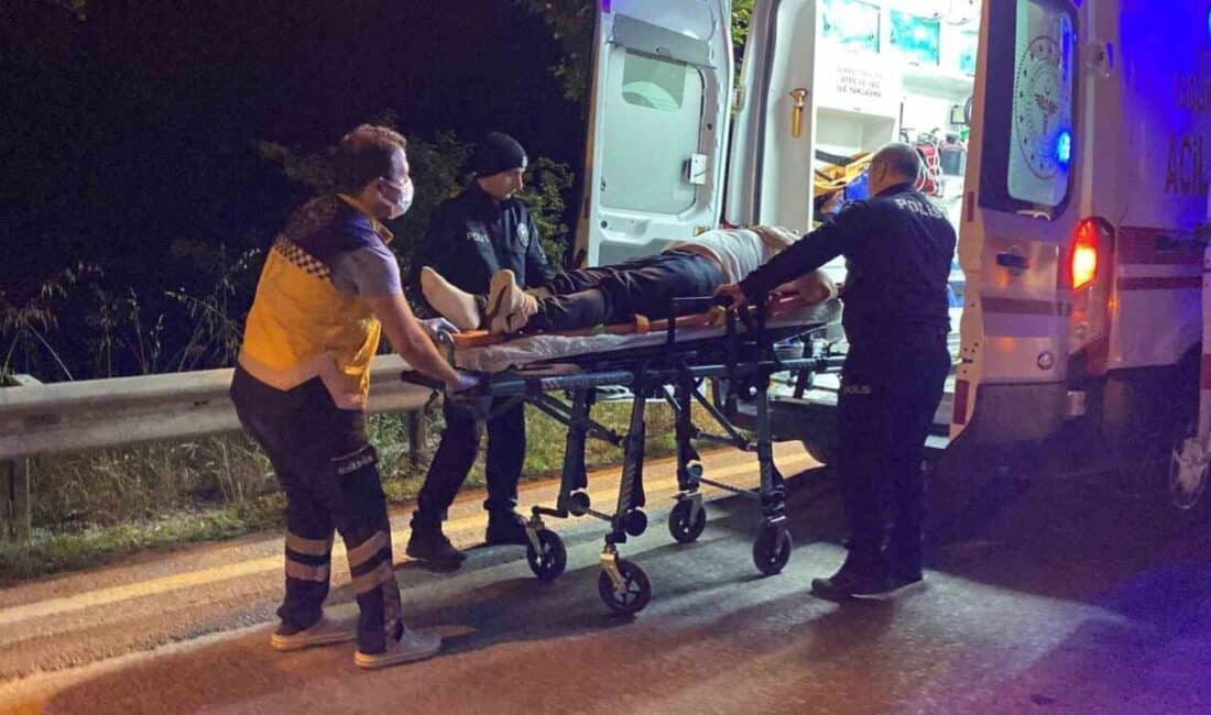 Kocaeli D-100 kara yolunda gece saatlerinde meydana gelen zincirleme kazada,