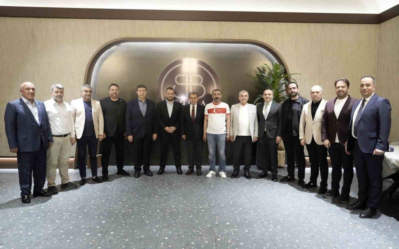 Ziraat Türkiye Kupası finali öncesinde Galatasaray Başkanı Dursun Özbek ve