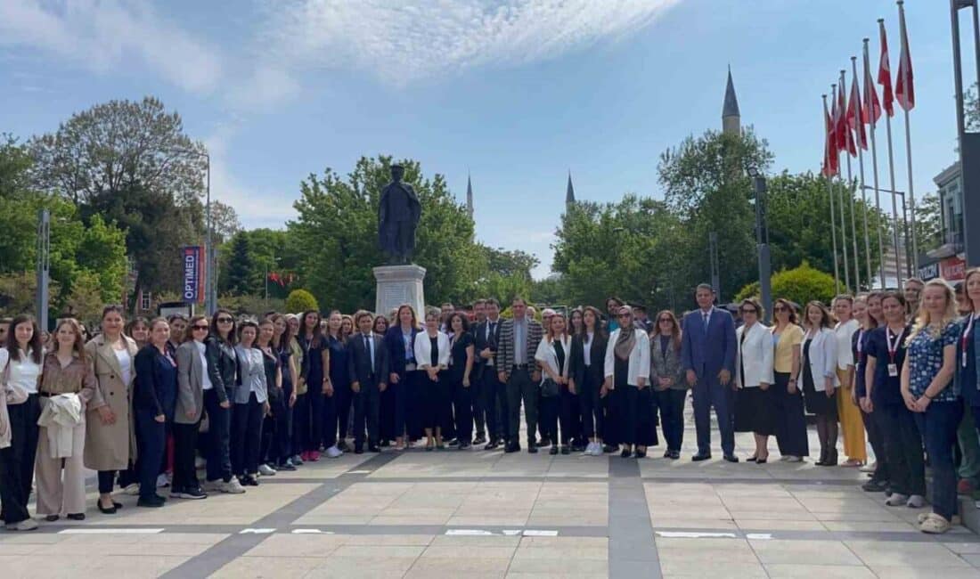 Edirne, Hemşireler Haftası ve Ebeler Günü dolayısıyla kapsamlı bir tören