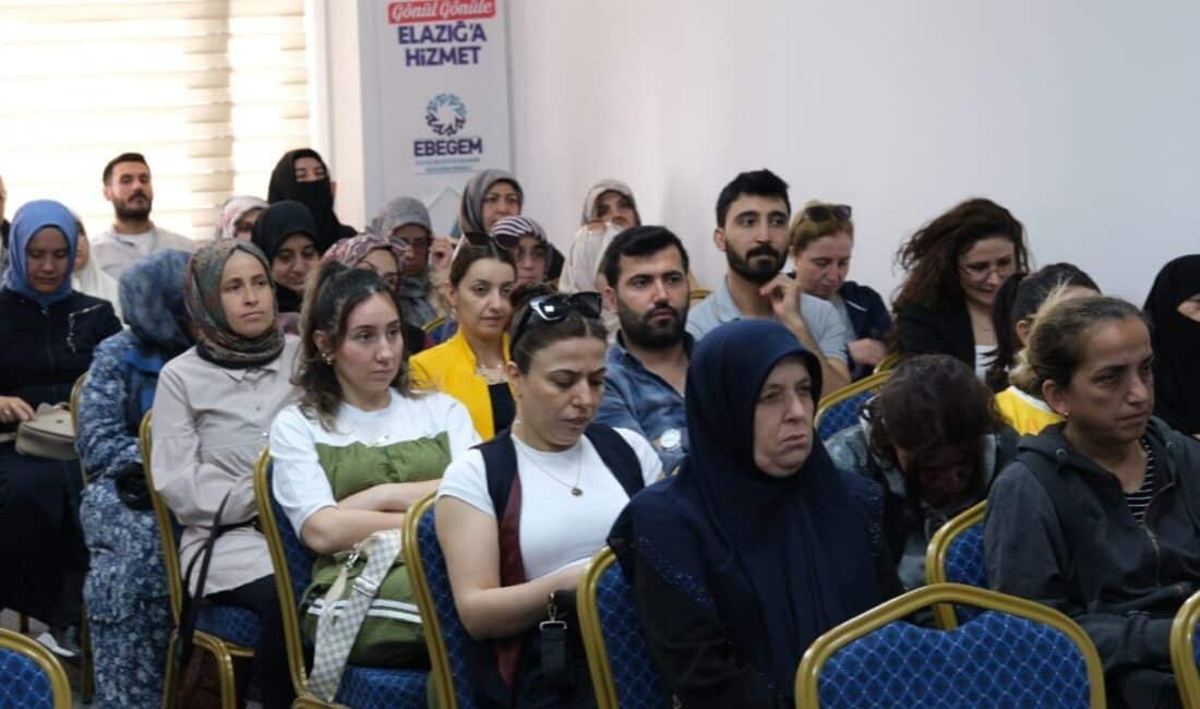 Elazığ’da aile ruh sağlığına dair söyleşi düzenlendi Elazığ Belediyesi, "Aile Yılı" kapsamında ruh sağlığı üzerine bir söyleşi