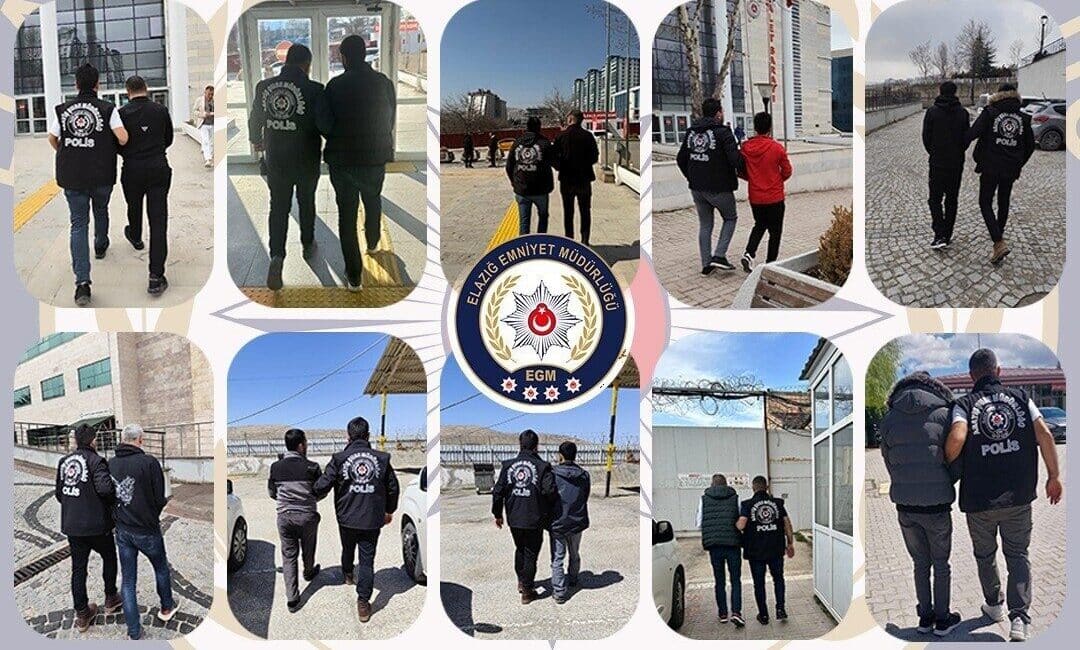 Elazığ’da Son 1 Ayda Hapis Cezası ile Aranan 107 Kişi Yakalandı Elazığ'da son bir ayda yapılan polis operasyonları sonucu, kesinleşmiş hapis