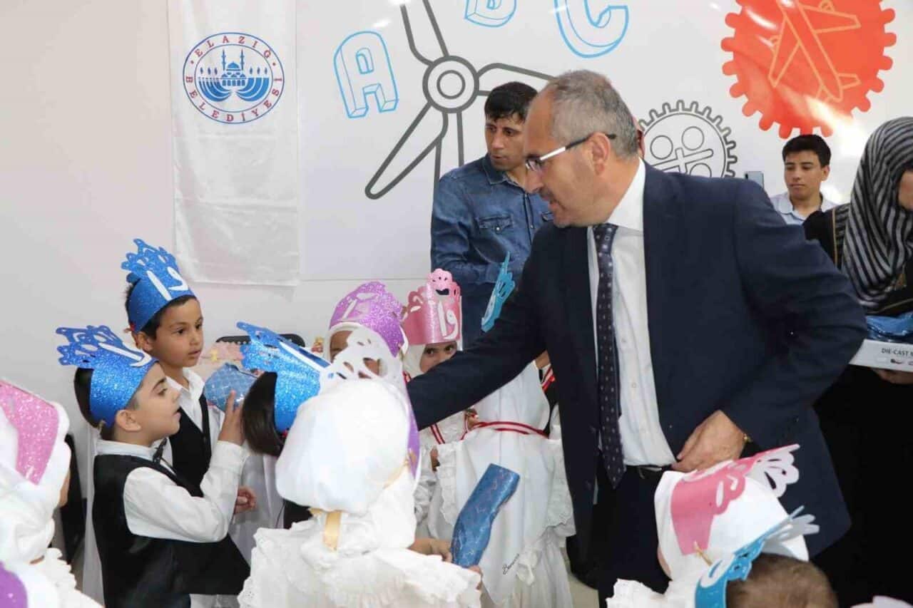 Elazığ Müftülüğü'ne ait 4-6 yaş Kur’an kurslarında mezuniyet coşkusu yaşandı.