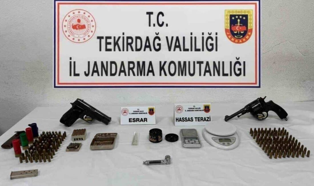 Tekirdağ İl Jandarma Komutanlığı, son bir haftada düzenlediği operasyonlarda uyuşturucu
