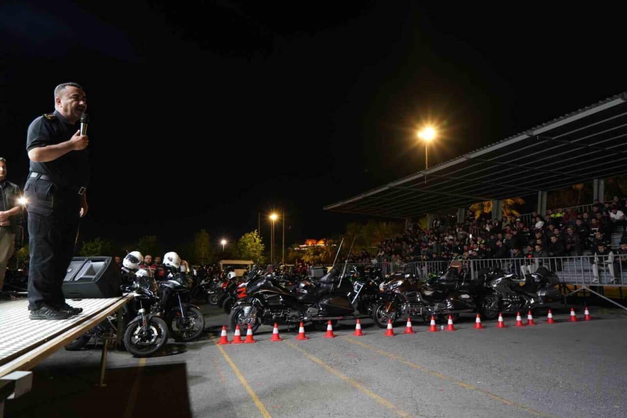 Samsun İl Emniyet Müdürlüğü, motosiklet kazalarını azaltmak için bir etkinlik