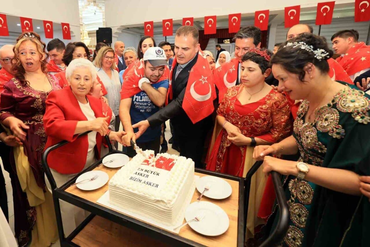 Muğla Engelliler Derneği, Menteşe Öğretmenevi'nde engelli bireyler için temsili askerlik