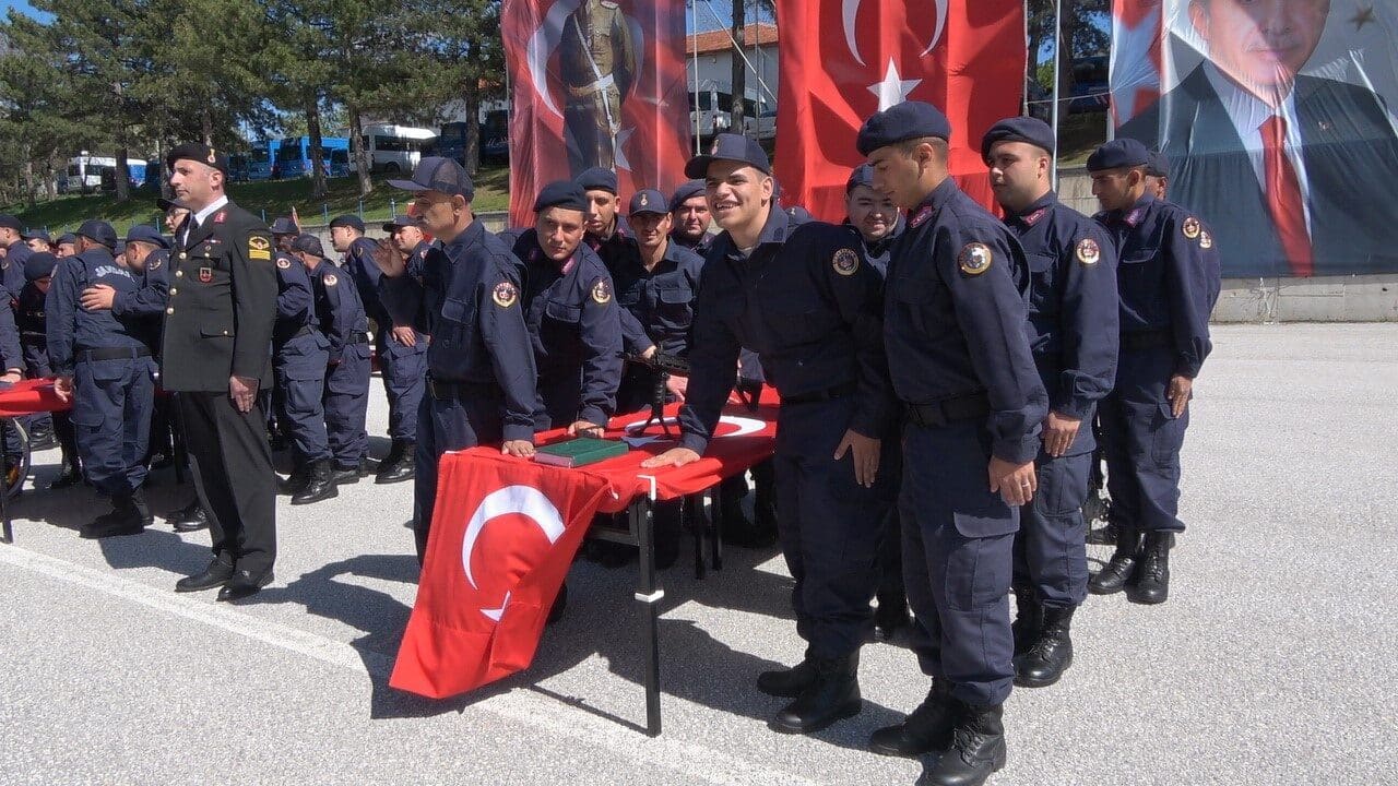 Yozgat’ta 24 engelli birey, İl Jandarma Komutanlığı'nda düzenlenen programda askerlik