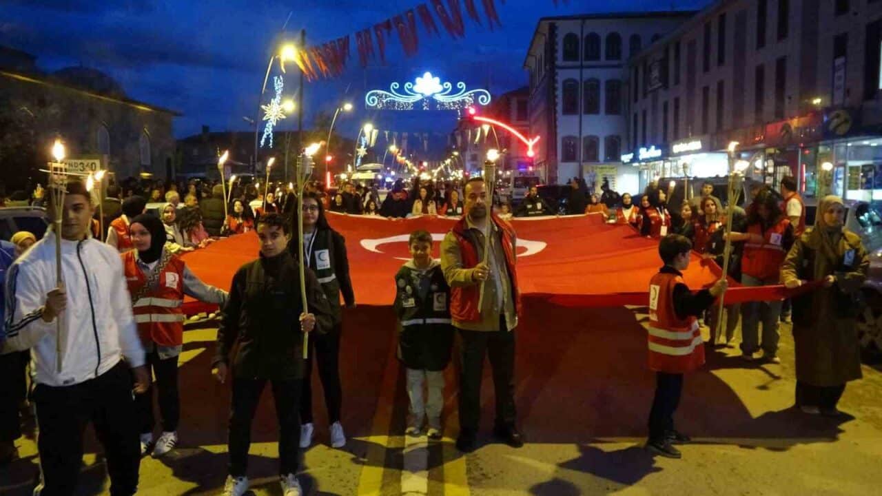 Erzurum'da 19 Mayıs Atatürk'ü Anma, Gençlik ve Spor Bayramı kutlamaları