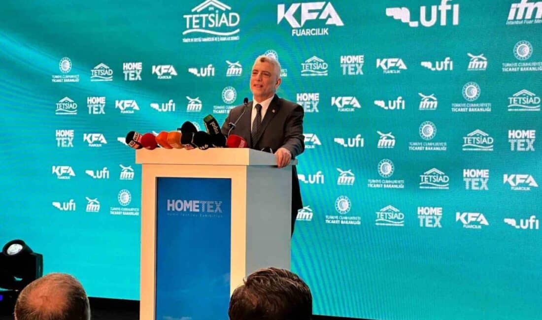 Ticaret Bakanı Ömer Bolat, ev tekstili ihracatının 2024'te 2,9 milyar