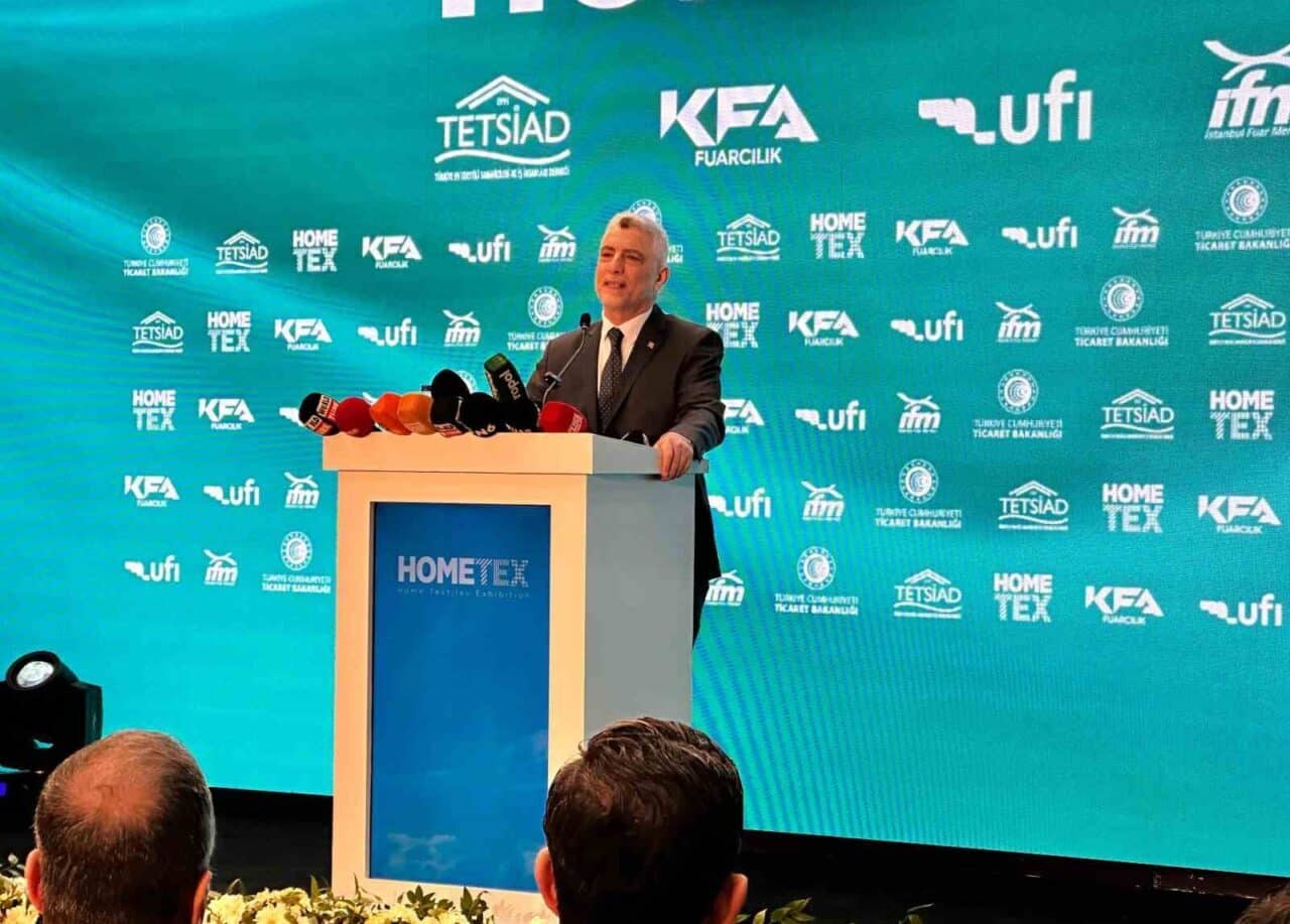 Ticaret Bakanı Ömer Bolat, ev tekstili ihracatının 2024'te 2,9 milyar