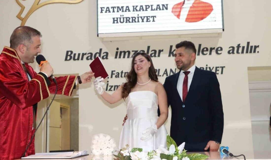 Kocaeli'de 05.05.2025 tarihindeki özel nikah gününde birçok çift dünya evine
