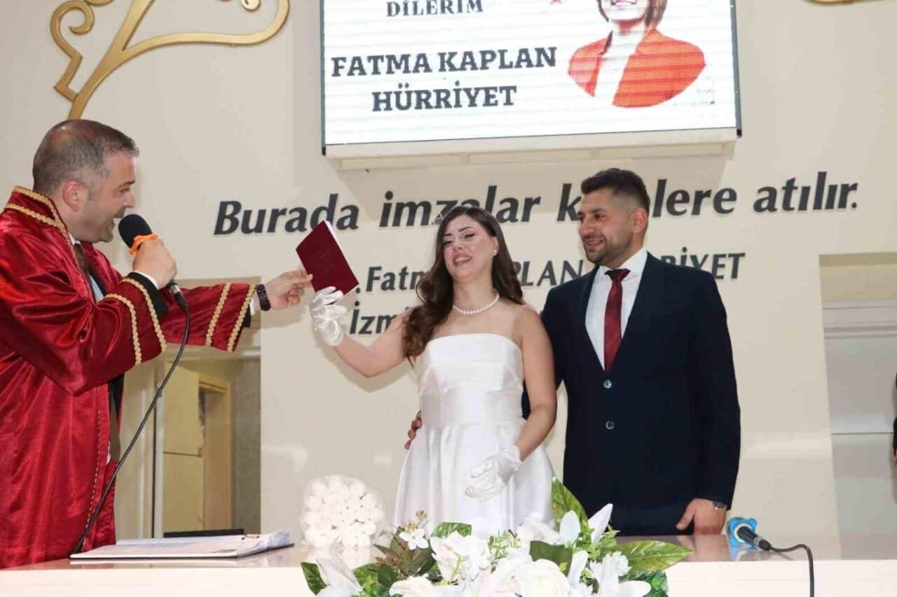 Kocaeli'de 05.05.2025 tarihindeki özel nikah gününde birçok çift dünya evine