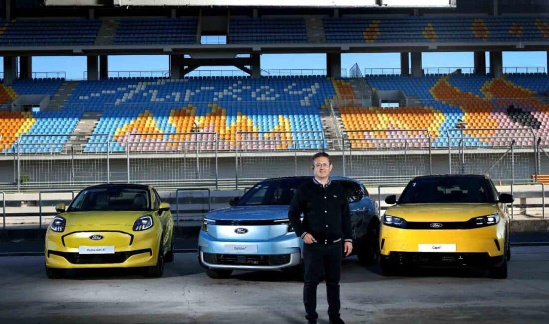 Ford Türkiye, İstanbul Park'ta elektrikli SUV ve ticari araçlarını tanıttı.