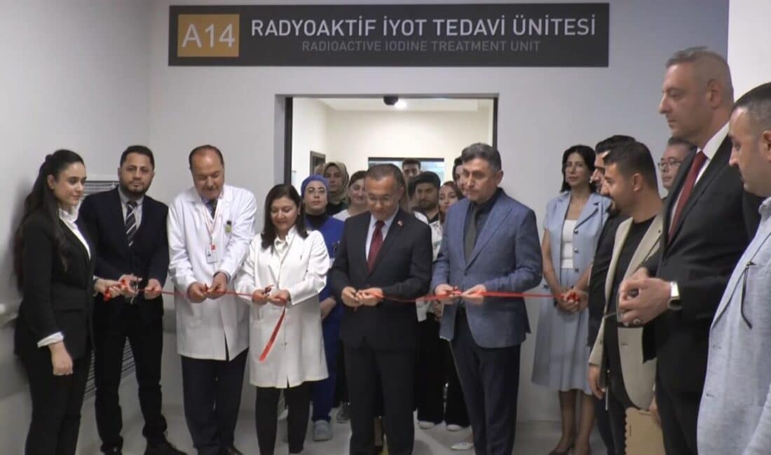 Gaziantep Şehir Hastanesi, kanser hastalarına yönelik radyoaktif iyot tedavi ünitesini