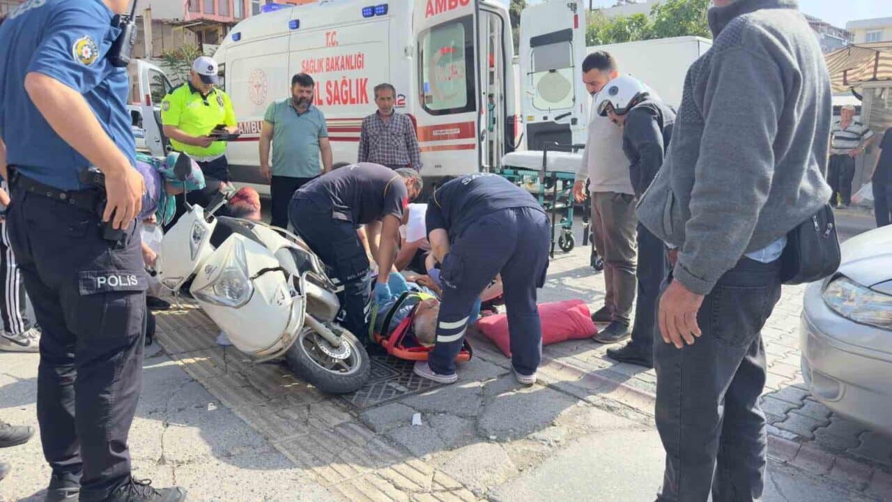 Antalya'nın Gazipaşa ilçesinde, H.Ç.'nin kullandığı motosikletin A.E.'nin otomobiliyle çarpıştığı kazada,