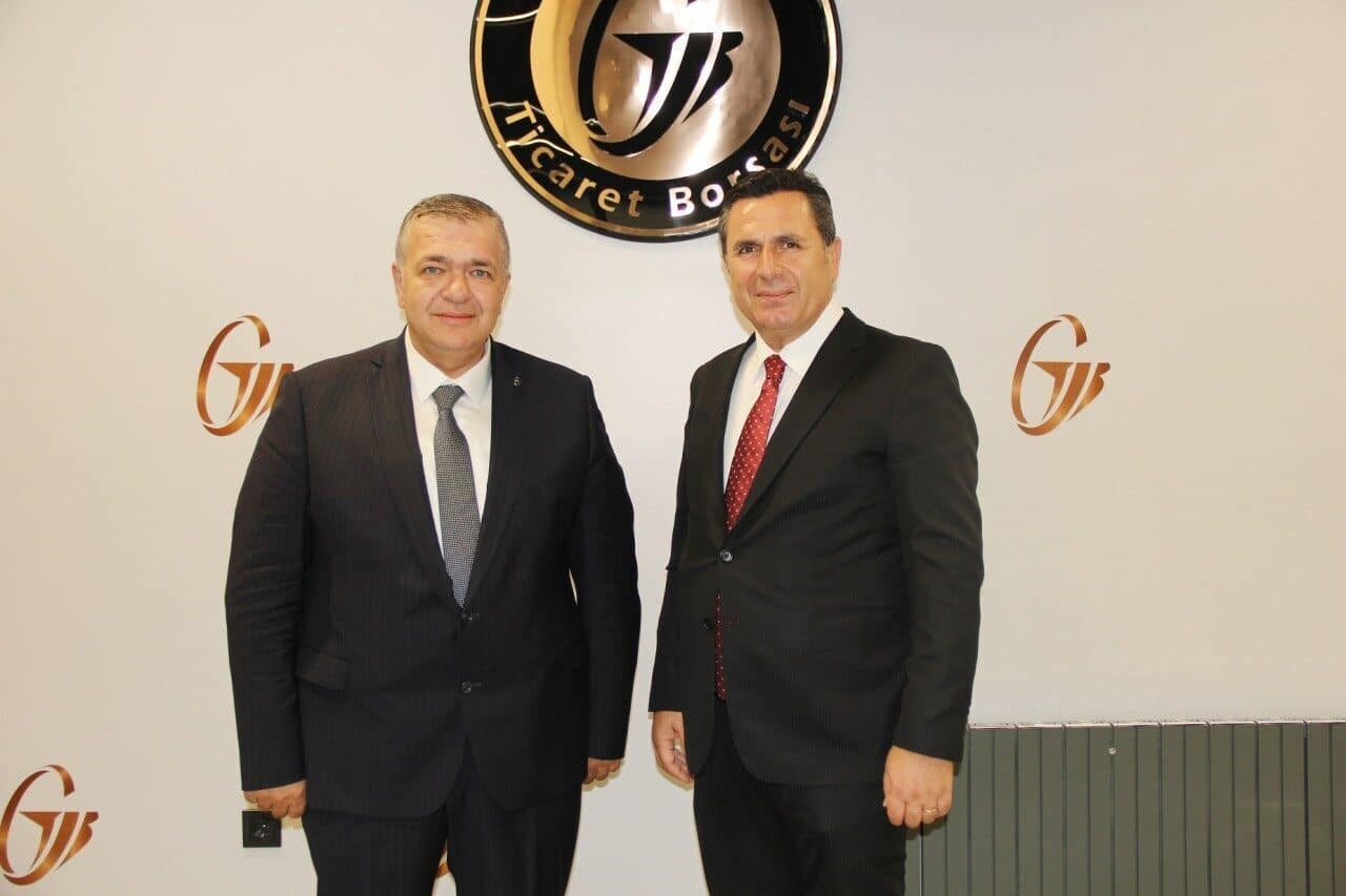 Gaziantep Ticaret Borsası Başkanları Ahmet Tiryakioğlu ve Mehmet Akıncı, 19