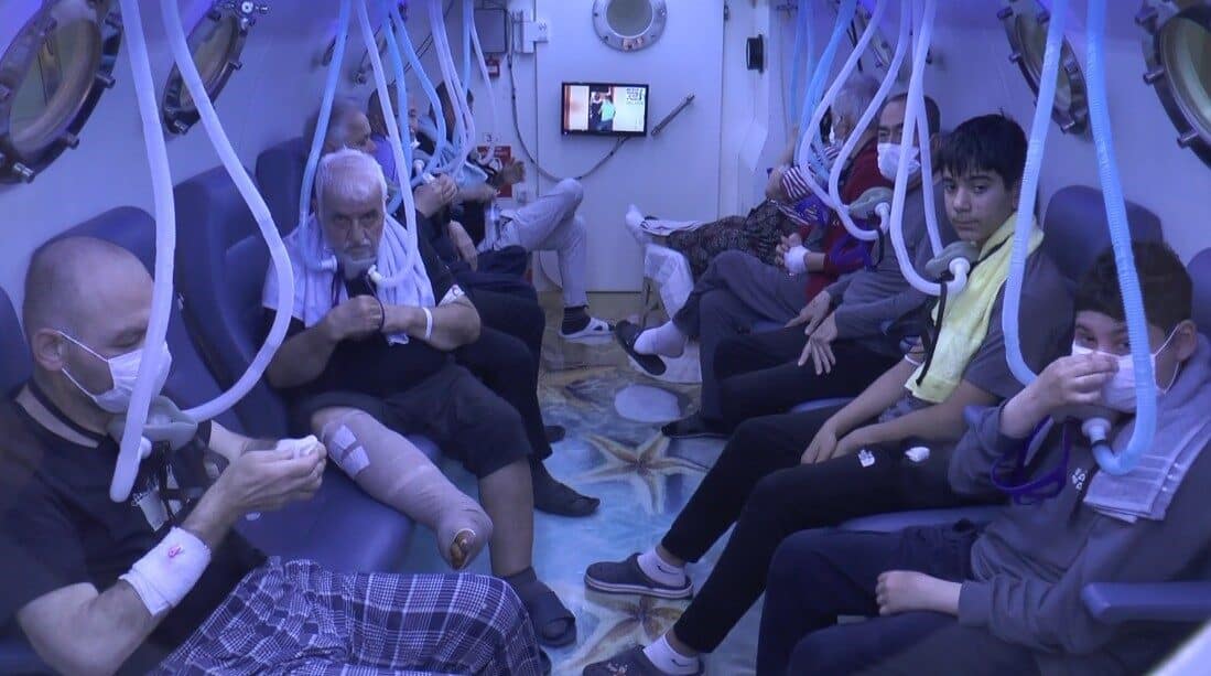 Eskişehir'deki Yunus Emre Devlet Hastanesi, hiperbarik tedavi yöntemi ile çevre