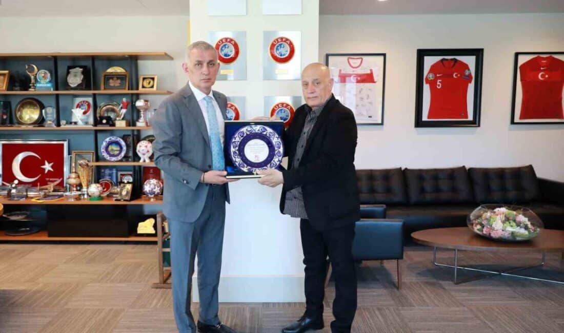 Ecmel Faik Sarıalioğlu, TFF Başkanı İbrahim Ethem Hacıosmanoğlu’nu Ziyaret Ederek Türk Futbolu İçin Projeleri Görüştü İstanbulspor Kulübü ve 1. Lig Kulüpler Birliği Başkanı Ecmel Faik