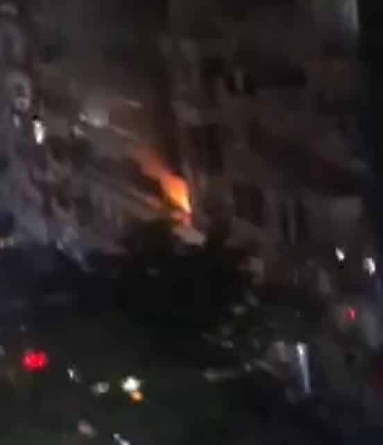 İzmir'in Bornova ilçesinde bir apartman dairesinde doğal gaz sızıntısı sebebiyle