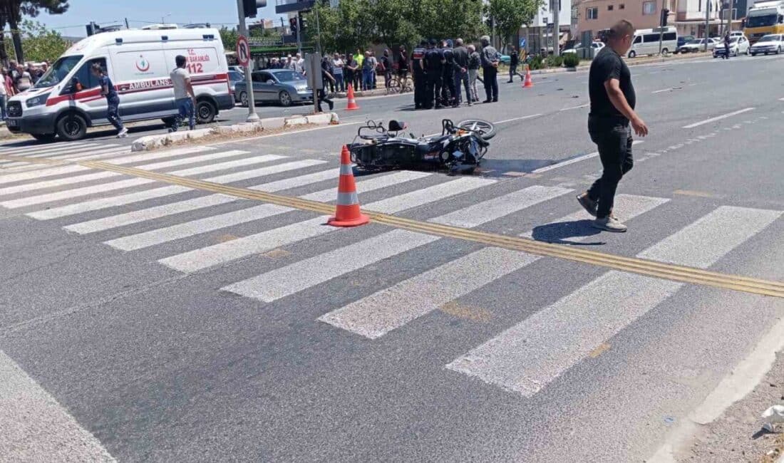 İzmir'in Aliağa ilçesinde meydana gelen kazada 72 yaşındaki motosiklet sürücüsü