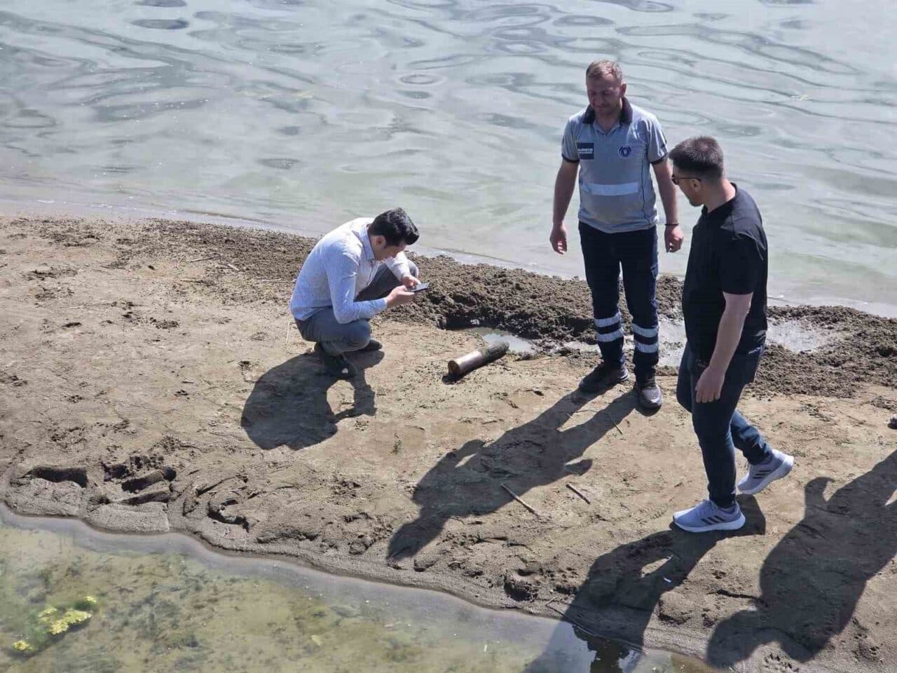 İznik Gölü Orhangazi sahilinde geçtiğimiz cumartesi günü bulunan 1919 yapımı