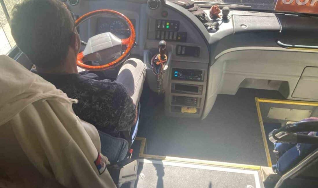 Aydın'da jandarma, sivil ekiplerle yolcu taşımacılığı yapan araçlarda denetim yaptı.
