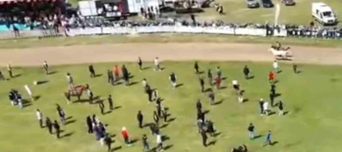 At Yarışında Şaşırtan Anlar: Jokeyini Düşüren At Birinci Oldu Balıkesir'in Altıeylül ilçesinde, Yakupköy'de düzenlenen Kaymak Festivali ve Hıdırellez etkinlikleri