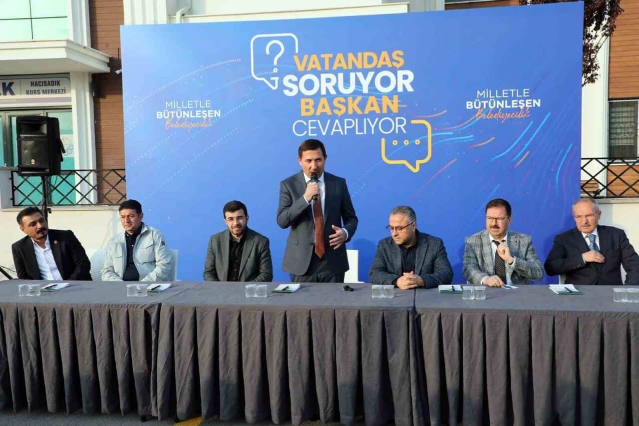 Karatay Belediye Başkanı Hasan Kılca, "Vatandaş Soruyor, Başkan Cevaplıyor" programında