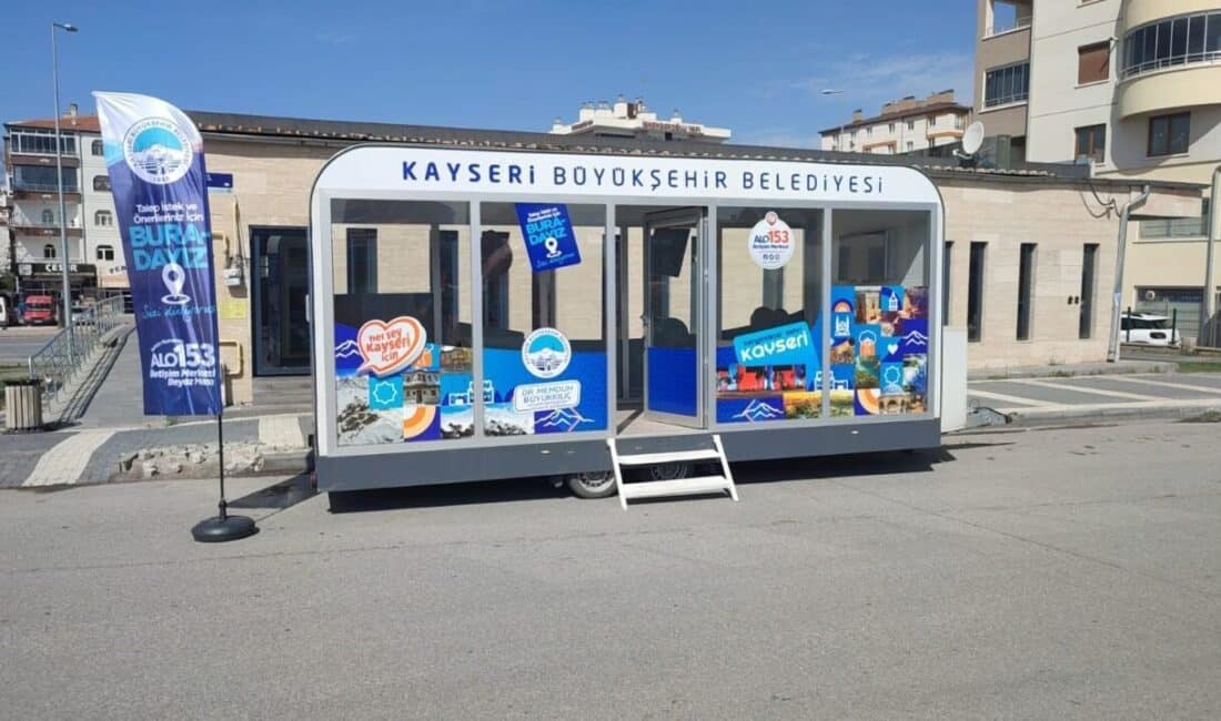 Kayseri Büyükşehir Belediyesi, Mobil Beyaz Masa birimiyle vatandaşlara doğrudan ulaşarak