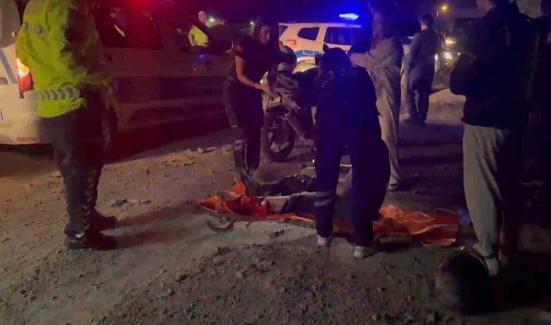Bartın'da D.B. yönetimindeki motosiklet, devrilerek 50 metre sürüklendi. Yaralanan sürücü,