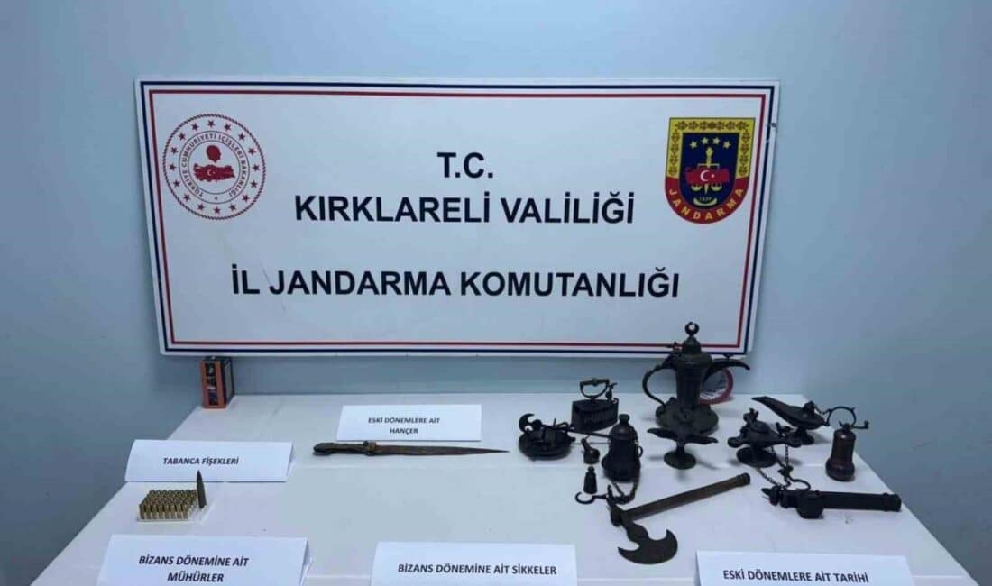 Kırklareli ve Tekirdağ'da gerçekleştirilen eş zamanlı operasyonda, kaçak kazı yapan